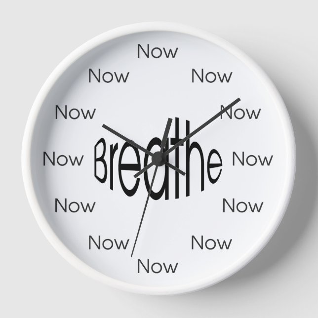 Reloj de Meditación Consciente Zen™ Breathe Now (Anverso)