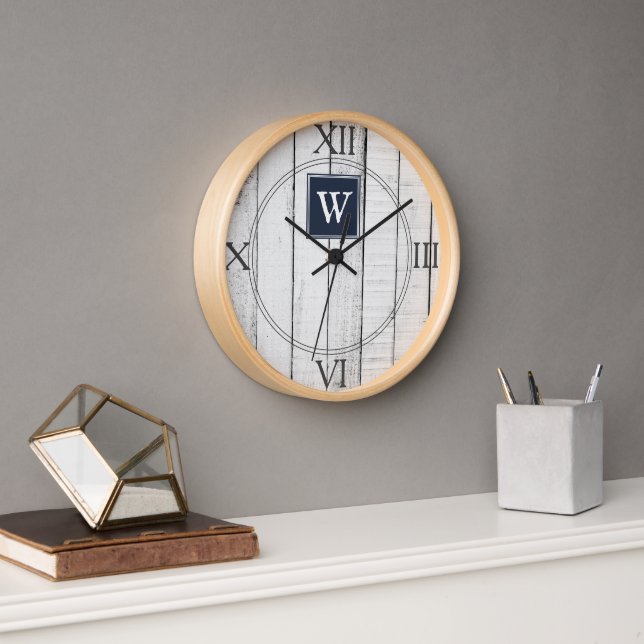 Reloj de monograma ruso de la marina (Oficina)
