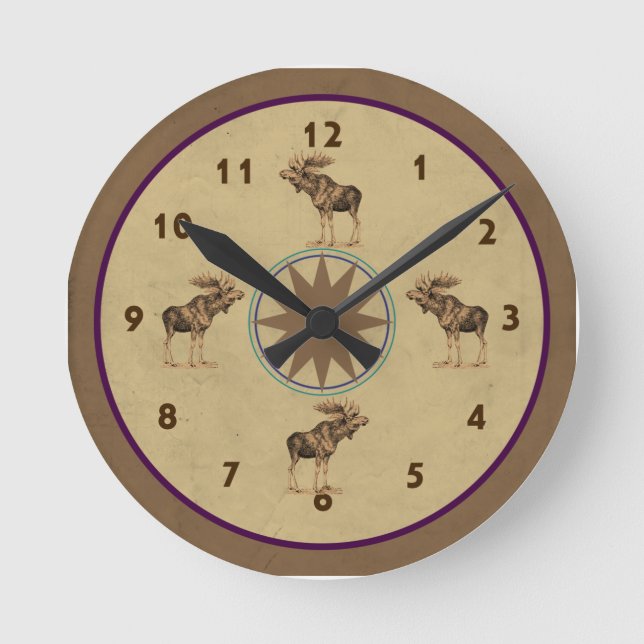 Reloj de Moose del Norte (Anverso)