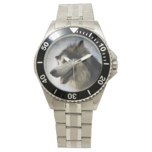Reloj de muñeca de Alaskan Malamute
