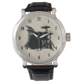 Reloj de muñeca de conjunto de tambores