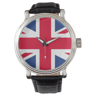 Reloj de muñeca de la bandera británica