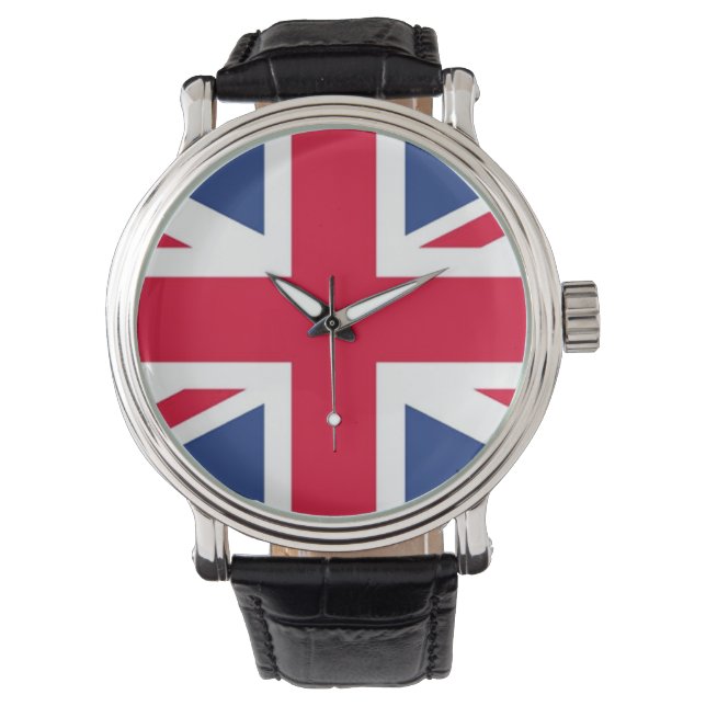 Reloj de muñeca de la bandera británica (Anverso)