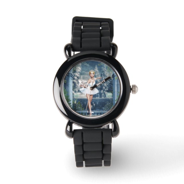 Reloj de muñeca de la princesa de nieve Ballerina  (Anverso)