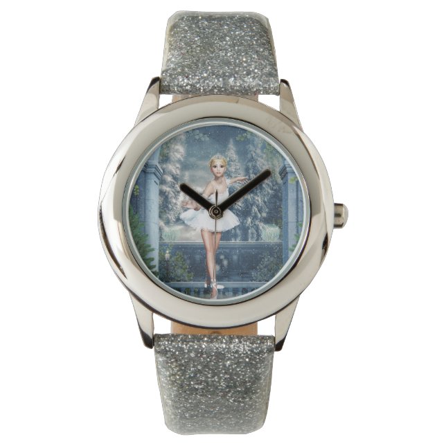 Reloj de muñeca de la princesa de nieve Ballerina  (Anverso)