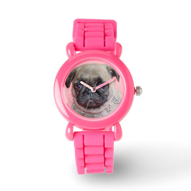 Reloj de muñeca de la princesa Pug (Anverso)