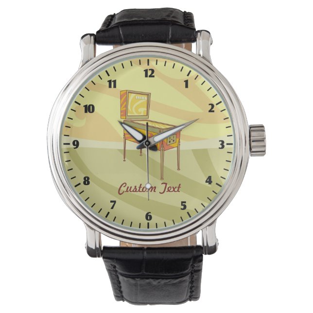Reloj de muñeca de máquina de pinball (Anverso)