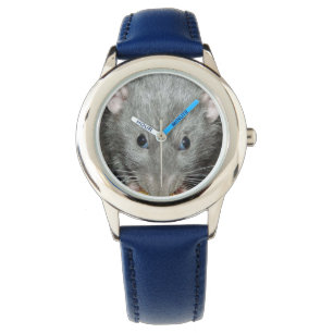 Reloj de muñeca de rata dumbo azul