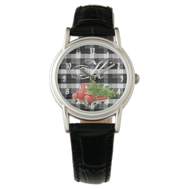 Reloj de muñeca personalizada XMAS Camión Baffalo  (Anverso)