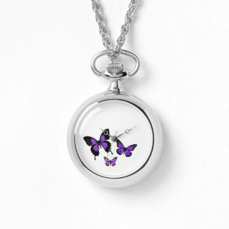 Reloj de muñecas con cierre impreso para mujeres