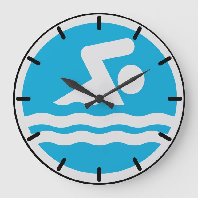 Reloj de natación para la piscina o la oficina del (Anverso)
