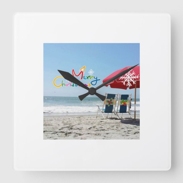 RELOJ DE NAVIDADES DE NAVIDADES DE PLAYA (Anverso)