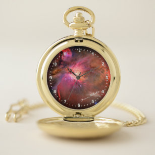 Reloj de nebulosa astronómica y oriental, hubble /
