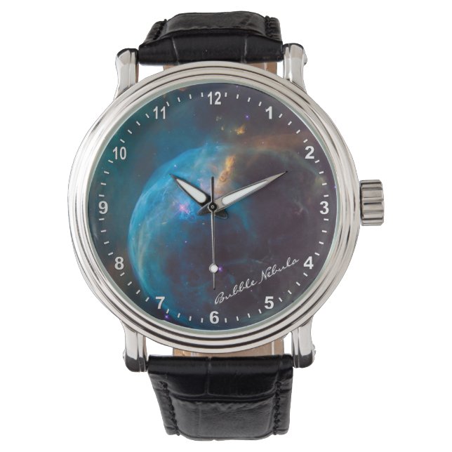 Reloj de nebulosidad de astronomía y burbuja, Hubb (Anverso)