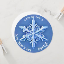 Reloj de nieve - copo de nieve