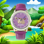 Reloj de nombres para agregar chicas pequeños<br><div class="desc">diseño por www.etsy.com/shop/PrettyGrafikDesigns</div>