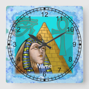 Reloj de nombres personalizados de Mystery Egypt