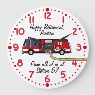 Reloj de nombres personalizados de regalo de retir