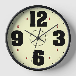 Reloj de números grandes 3