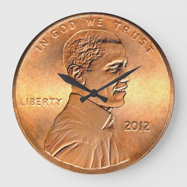 Reloj de Obama penny 2012 (Anverso)