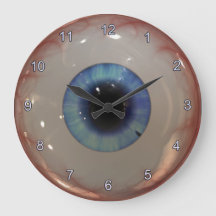 Reloj de ojos azules y divertido para profesionale