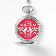 Reloj de ornamento folclórico tradicional