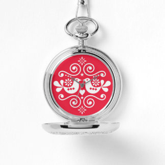 Reloj de ornamento folclórico tradicional
