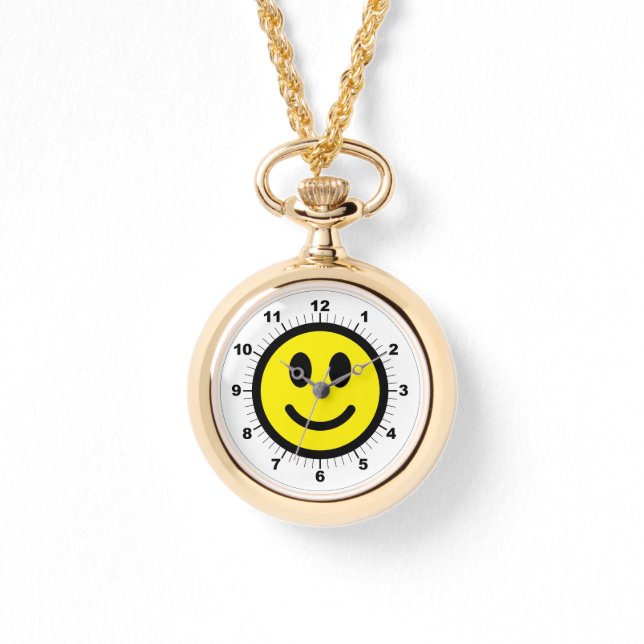 Reloj de oro de la risa feliz de las mujeres (Anverso)