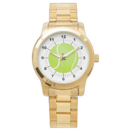 Reloj de oro sobredimensionado para bolas de tenis