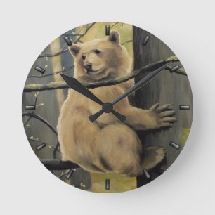 Reloj de oso de modo Kermode Decoración del oso de
