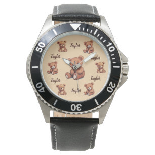 Reloj de oso personalizado, regalo para Baby Showe