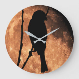 Reloj de pájaro de la luna