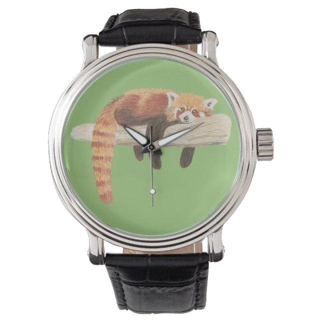 reloj de Panda Rojo (Anverso)