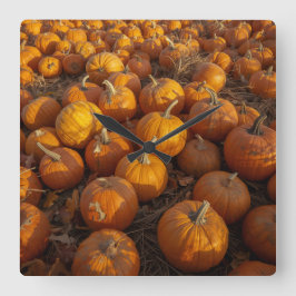 Reloj de parche de calabaza