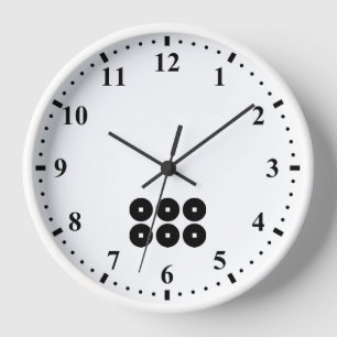 RELOJ DE PARED 六文銭