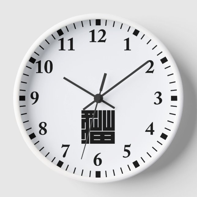 RELOJ DE PARED 猫 の 角 字 (Anverso)