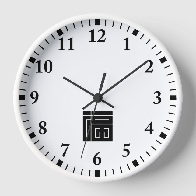 RELOJ DE PARED 福 の 角 字 (Anverso)
