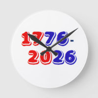 Reloj de pared 1776 2026