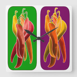 Reloj de pared Abstract Chiles