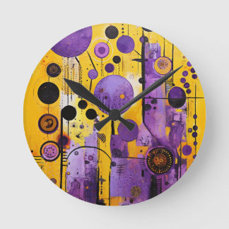 Reloj de pared abstracto
