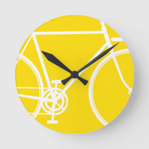 Reloj de pared abstracto de la bicicleta