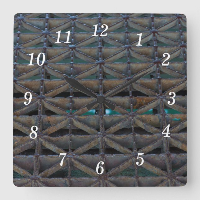 Reloj de pared abstracto de puente utilizable (Anverso)