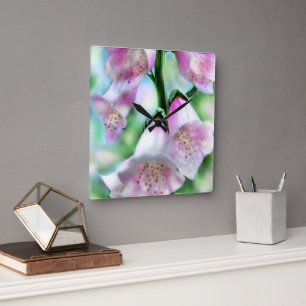 Reloj de pared Abstracto Foxglove Colores Pastel R