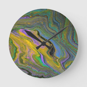Reloj de pared abstracto Geoda Vibrante Imaginació