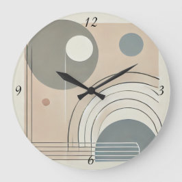 Reloj de pared abstracto minimalista