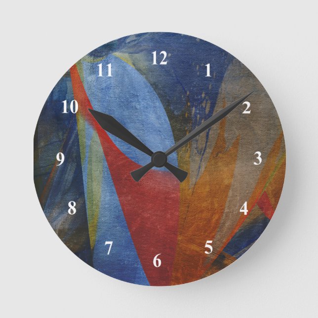 Reloj de pared abstracto moderno (Anverso)