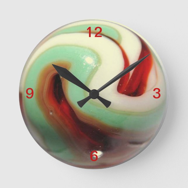 Reloj de pared abstracto retro de los años 50 (Anverso)