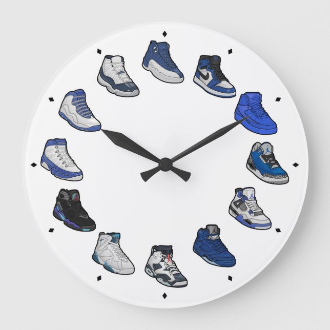 Reloj de pared acrílica del guardabarros (blanco/a (Anverso)