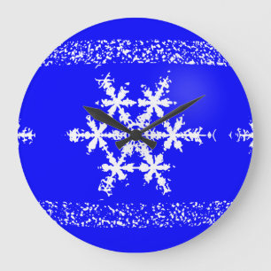 Reloj de pared acrílica del lago de nieve