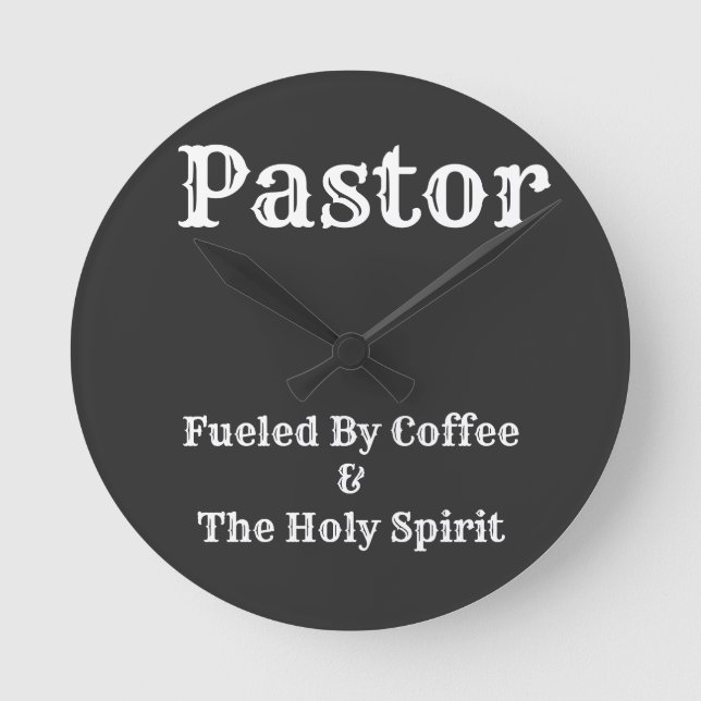 Reloj de pared acrílica pastor (Anverso)